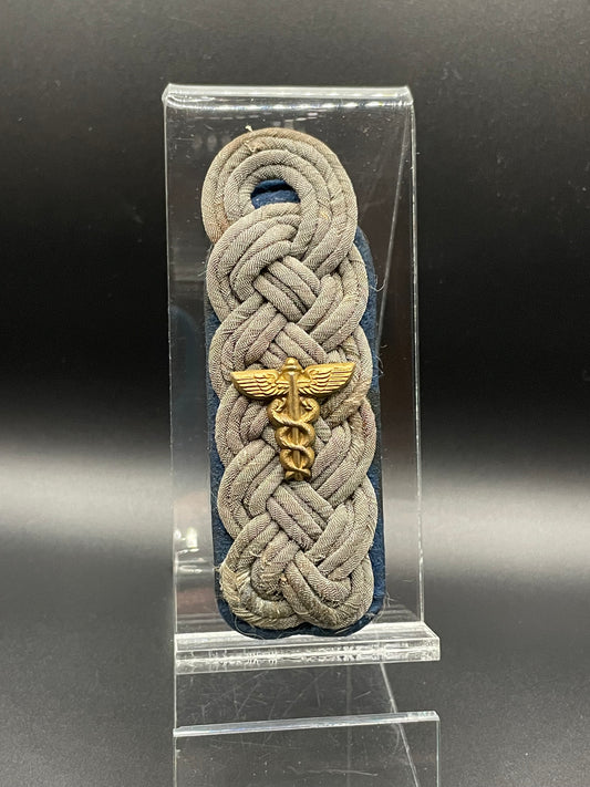 GERMAN WW2 TRUPPENSONDERDIENST “TSD” MAYOR SINGLE SHOULDER BOARD SLIP-ON VARIANT