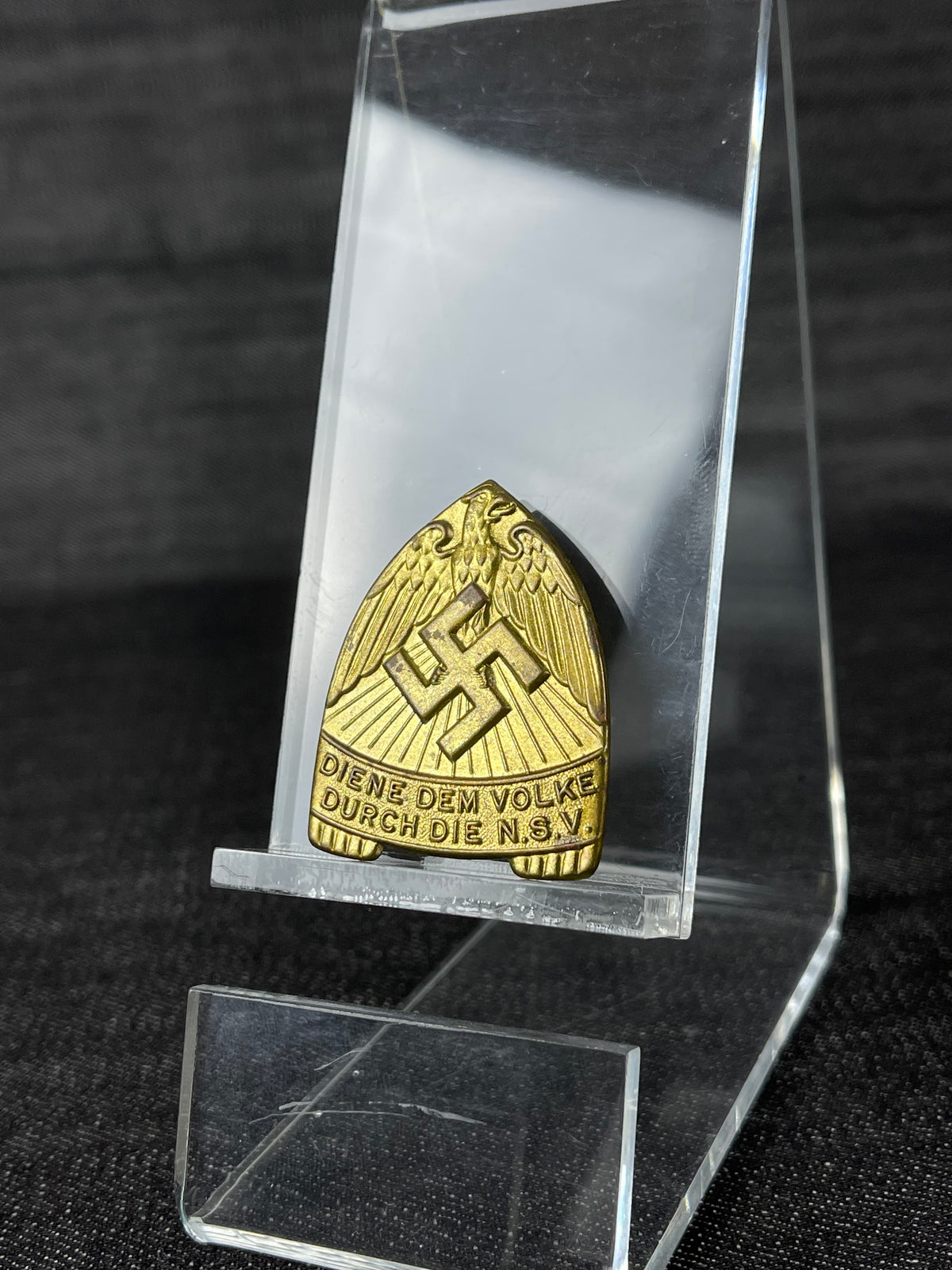 RARE GERMAN WW2 NSV NATIONAL SOCIALIST PEOPLE’S WELFARE „DIENE DEM VOLKE DURCH DIE N.S.V.”