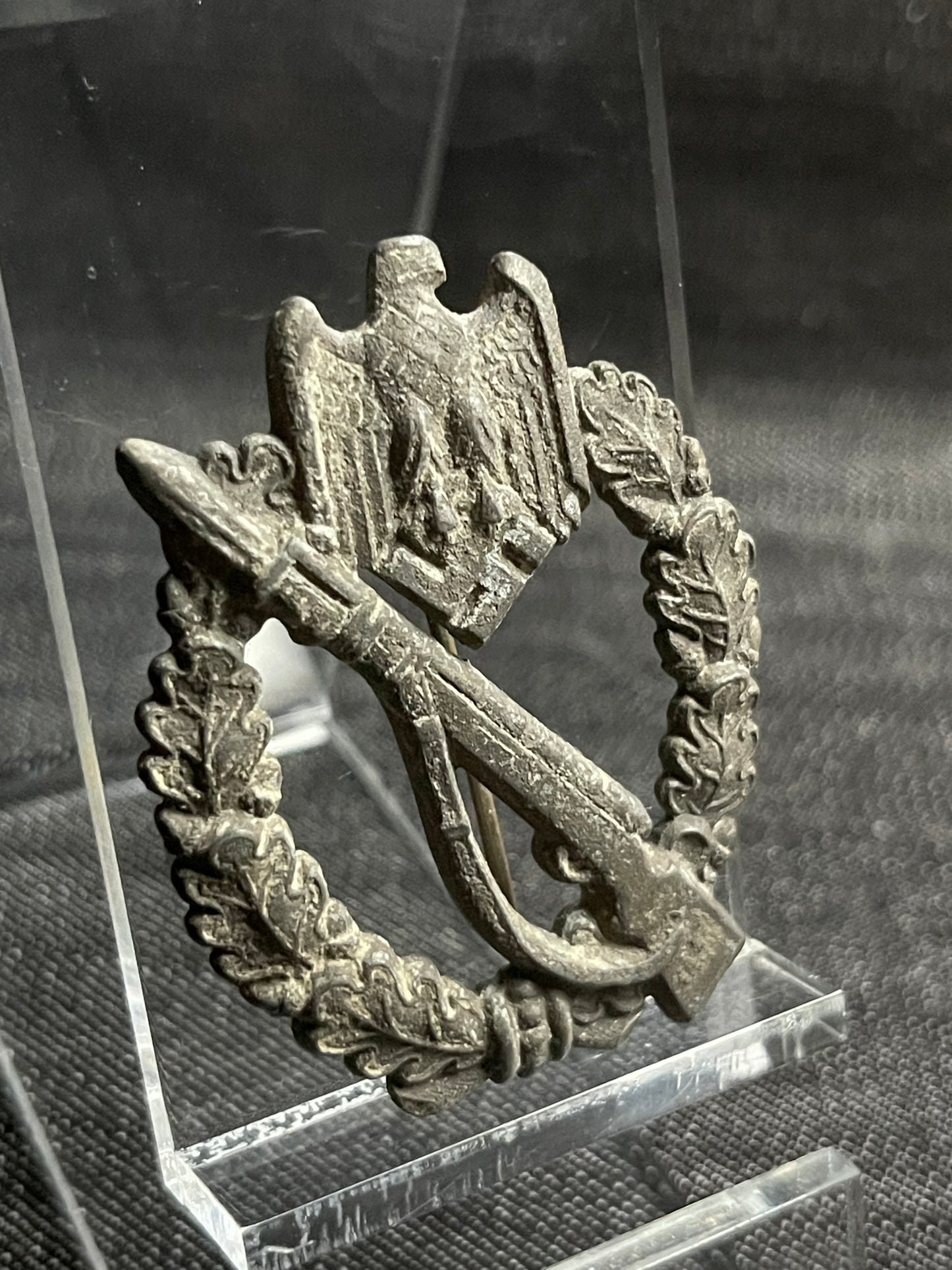 GERMAN WW2 1941 INFANTERIE STURMABZEICHEN IM SILBER S.H.U.C.O.