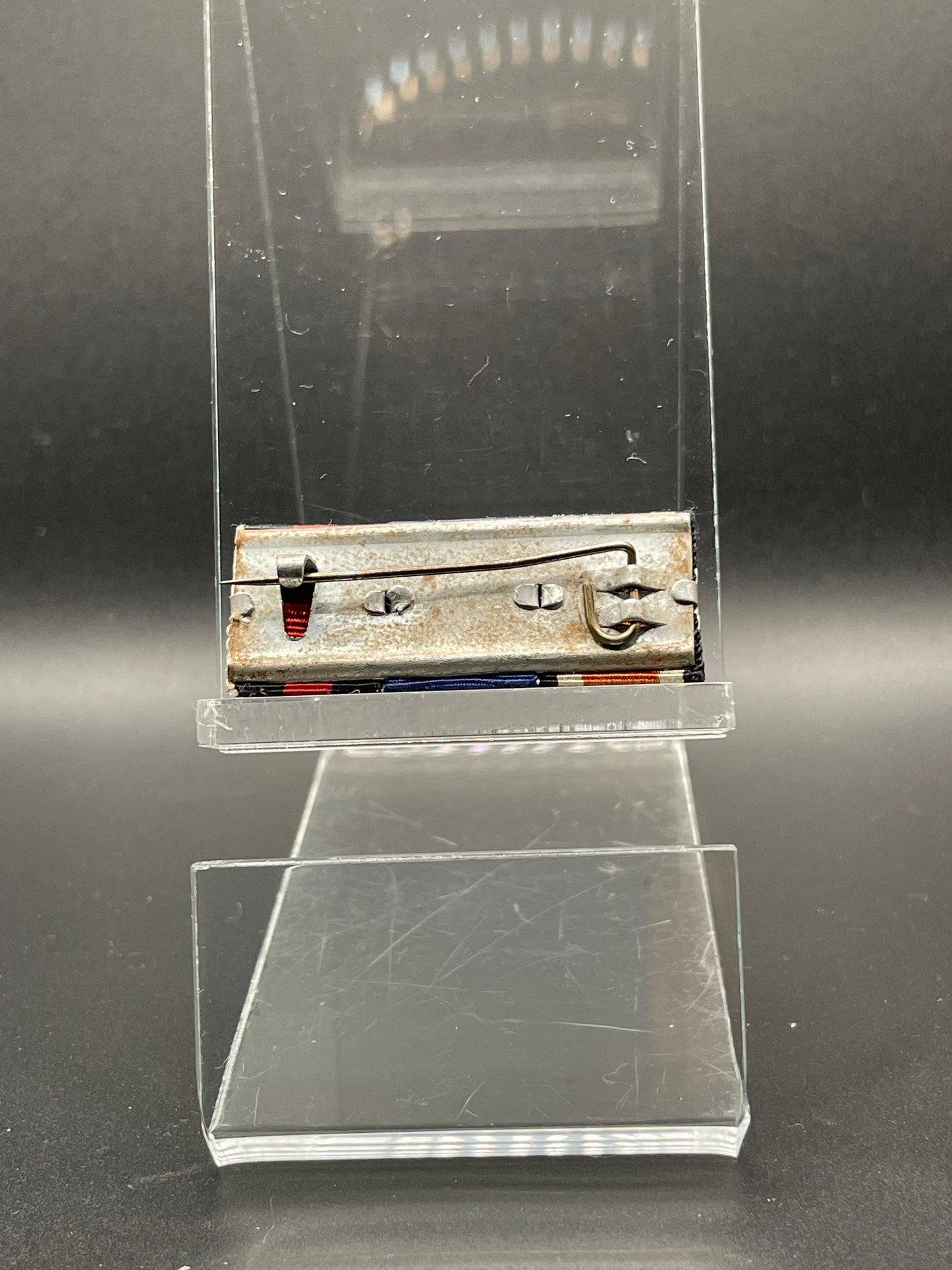 GERMAN WW2 3 PLACE RIBBON BAR EKII 1813-1939, LUFTWAFFE FOUR YEAR LONG SERVICE, CZECHOSLOVAKIA ANNEXATION (SUDETENLAND)