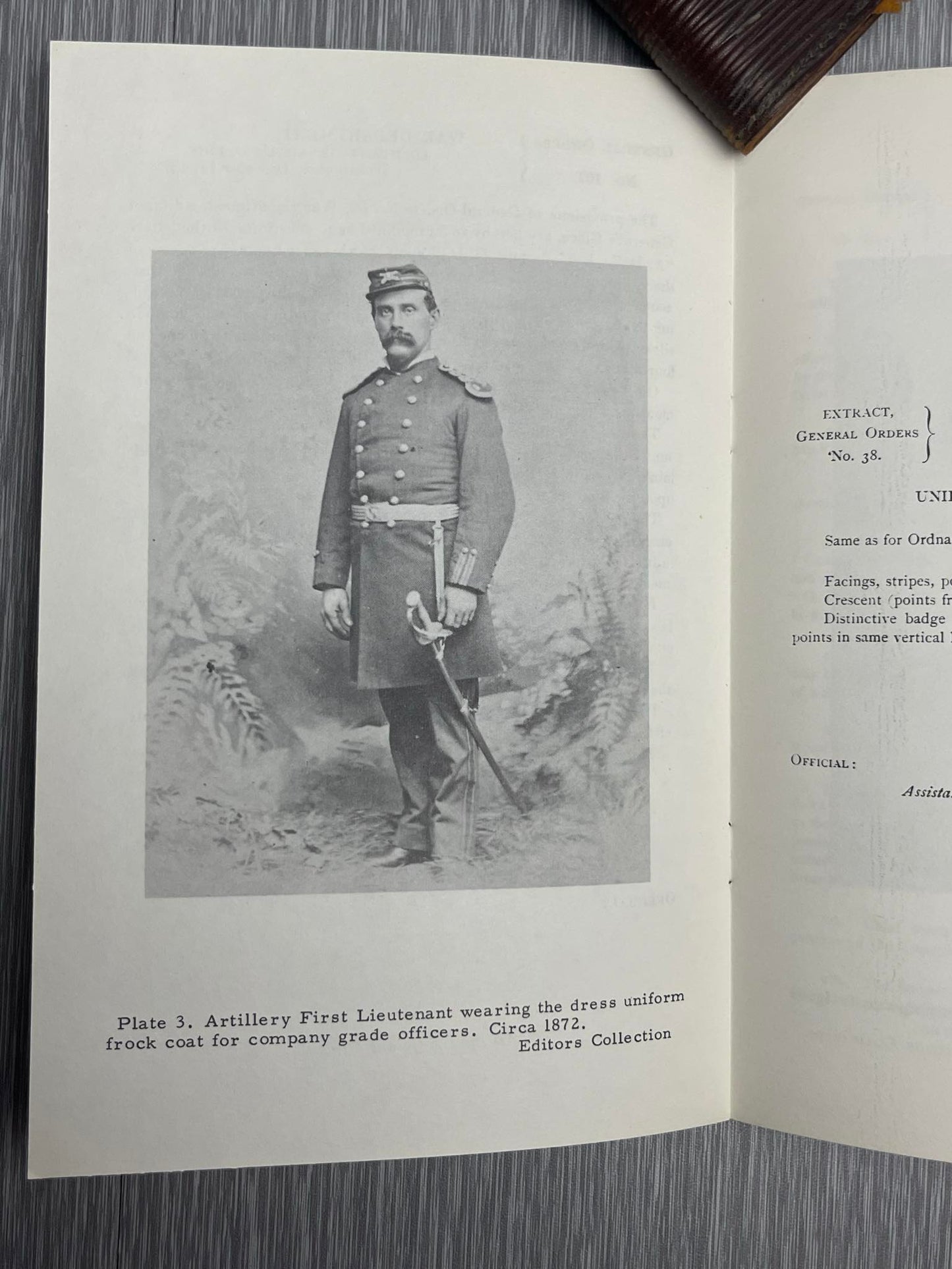 US ARMY BOOK “1872 REGULATIONS AND NOTES FOR THE UNIFORM OF THE ARMY OF THE UNITED STATES” 1972 MANOR PUBLISHING, STATEN ISLAND NY