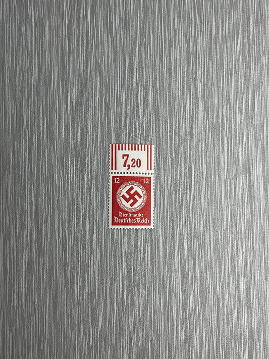 GERMAN WW2 DEUTSCHES REICH DIENSTMARKE 12PF STAMP