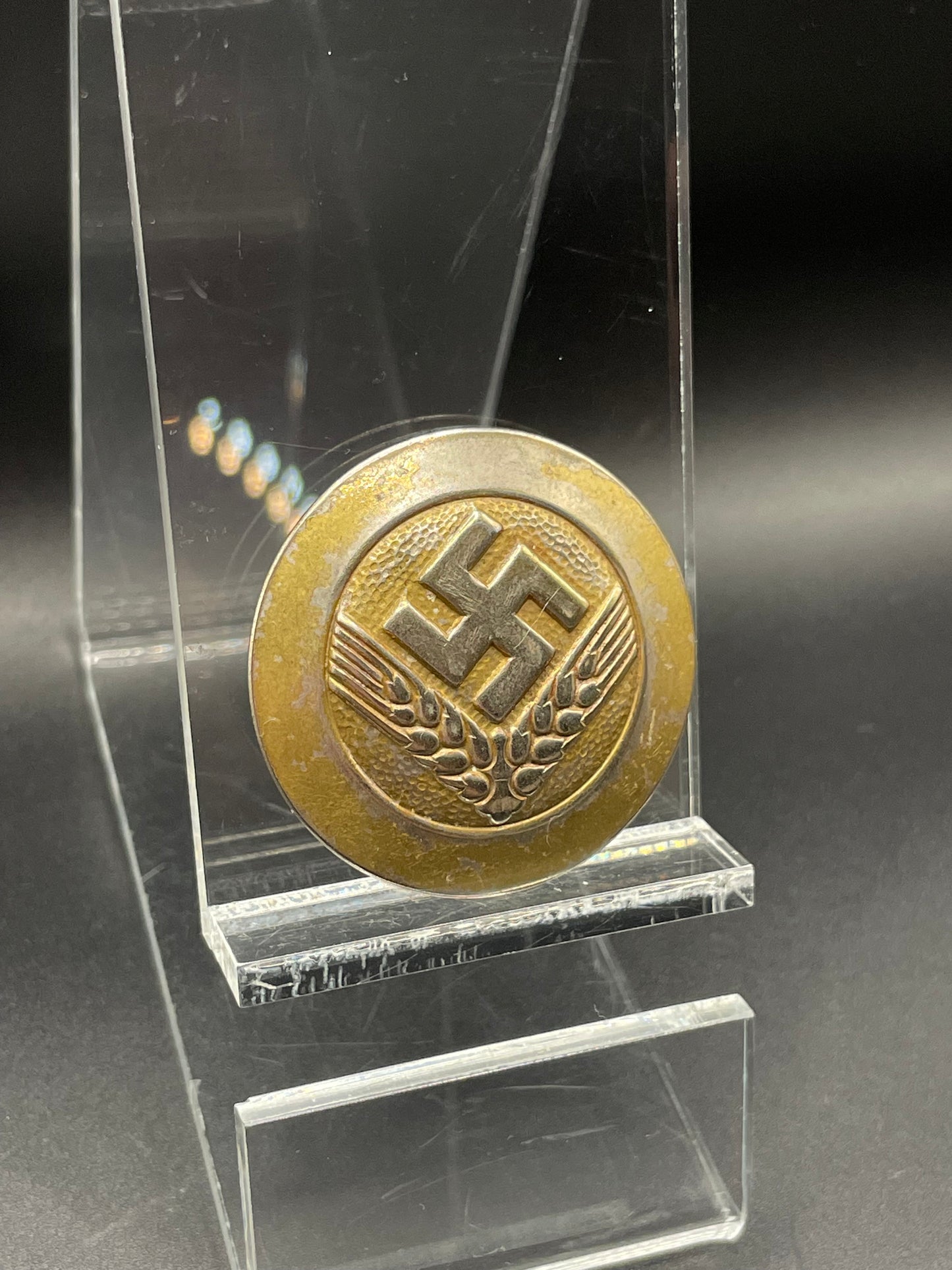 GERMAN WW2 RADWJ STÄBSFUHRERIN BROOCH IN GOLD