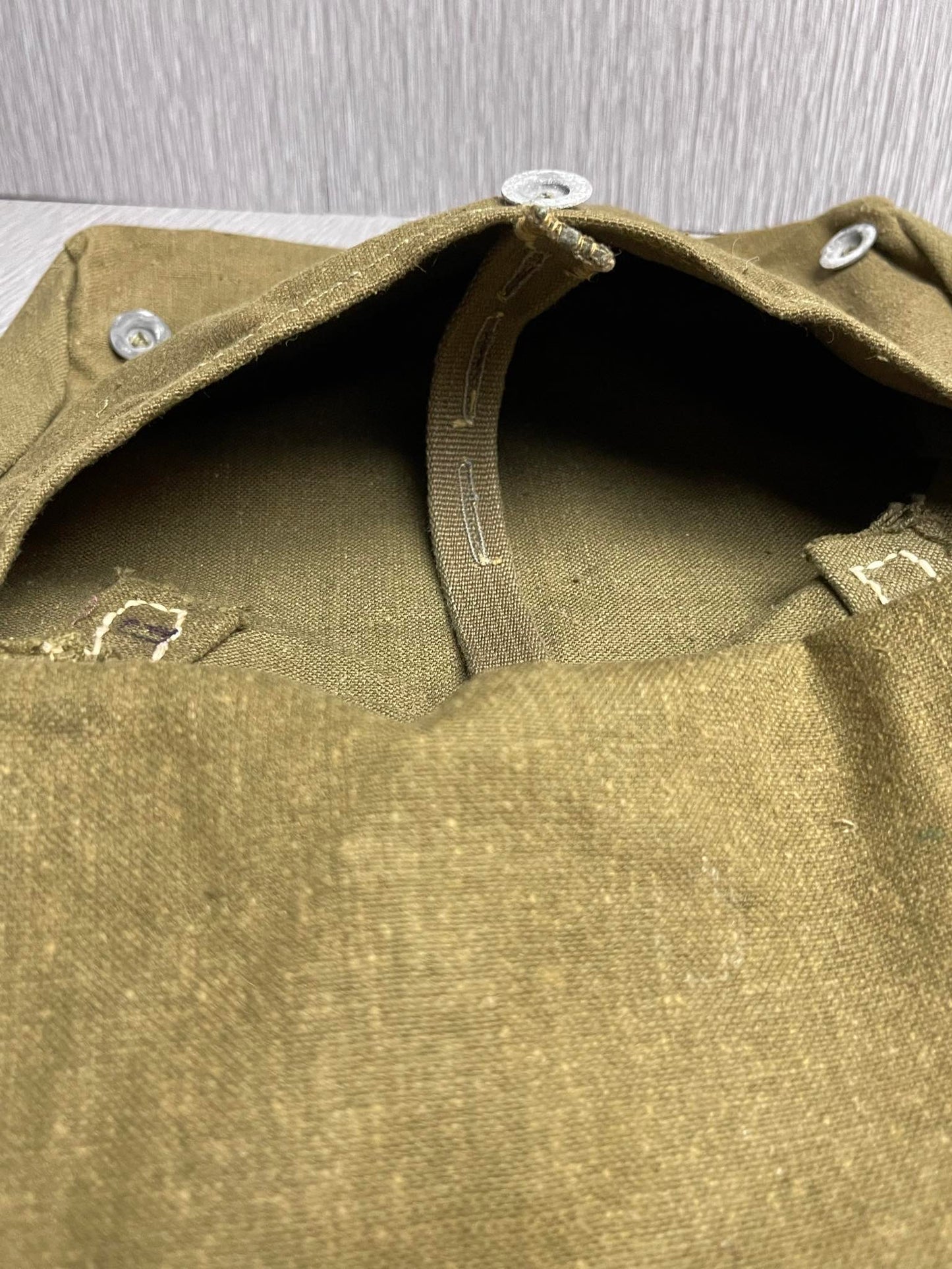 GERMAN WW2 DEUTSCHE AFRIKA KORPS 'DAK' TROPICAL M31 BREAD BAG UNISSUED