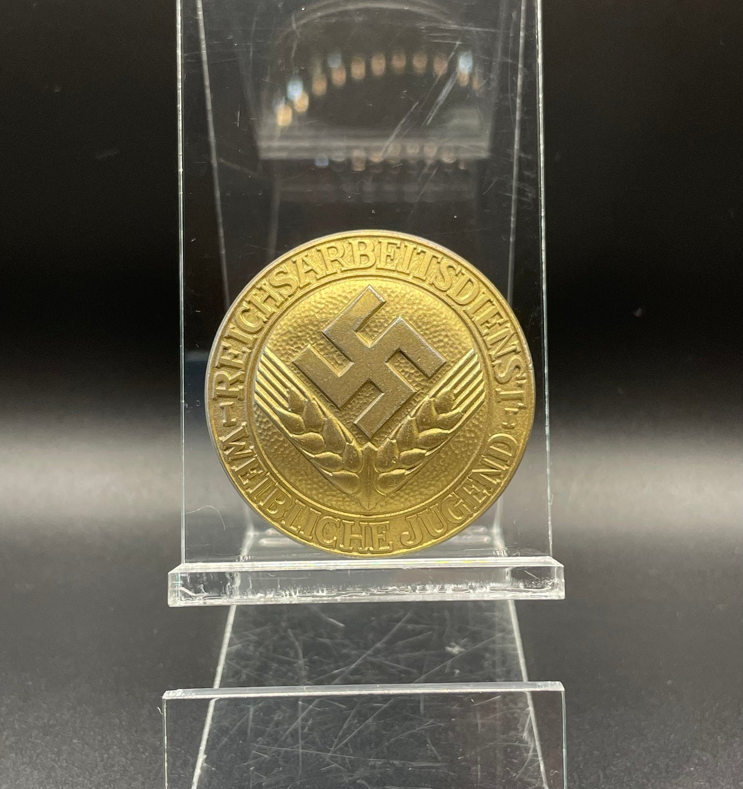 GERMAN PRE WW2 1937 RADWJ WEIBLICHE JUGEND BROOCH IN GOLD GRADE BY PAULMANN & CRONE, LÜDENSCHEID