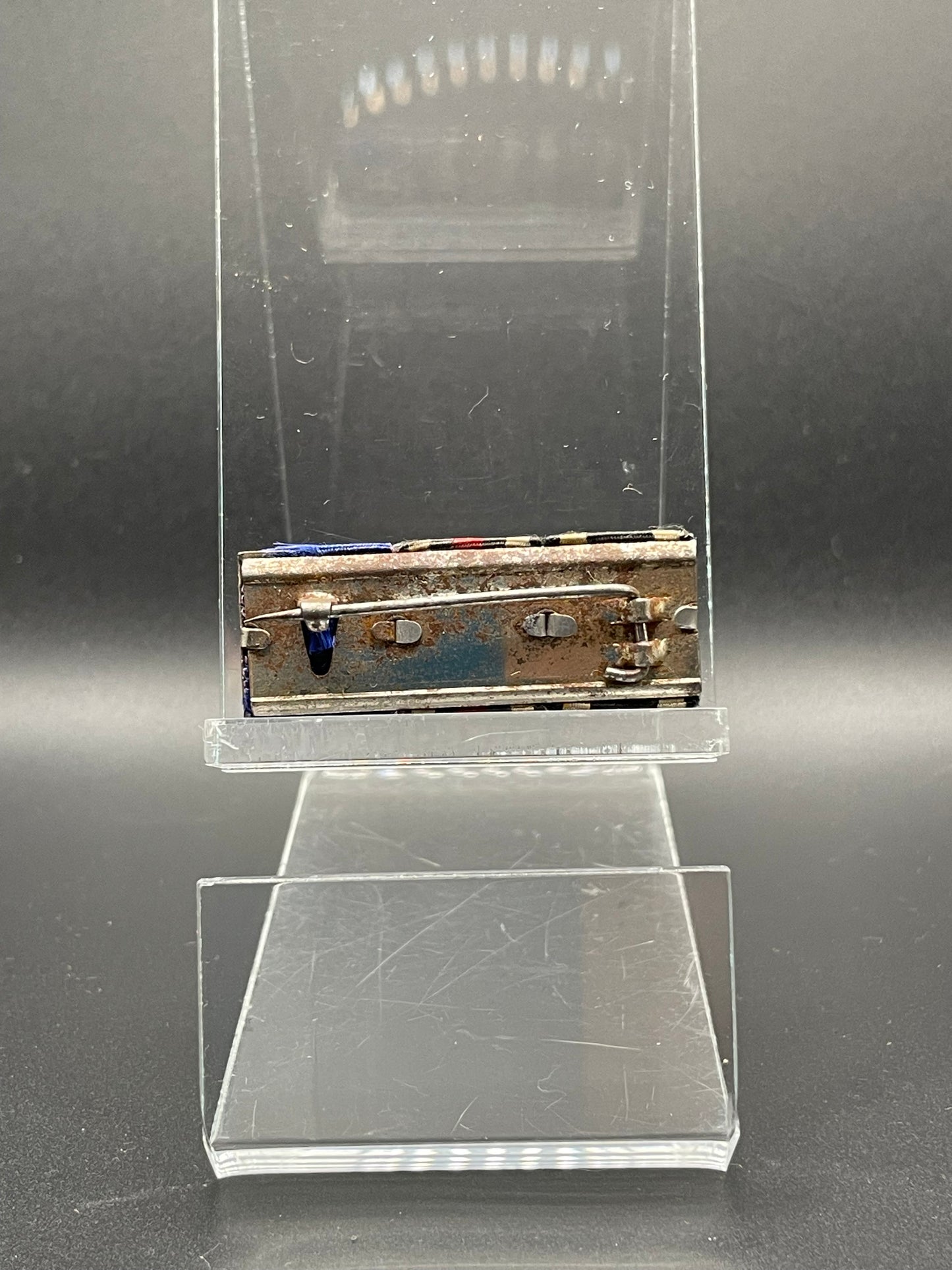 GERMAN WW2 3 PLACE RIBBON BAR EKII 1914-18, HINDENBURG CROSS W/ SWORDS, 25 YEAR FAITHFUL SERVICE