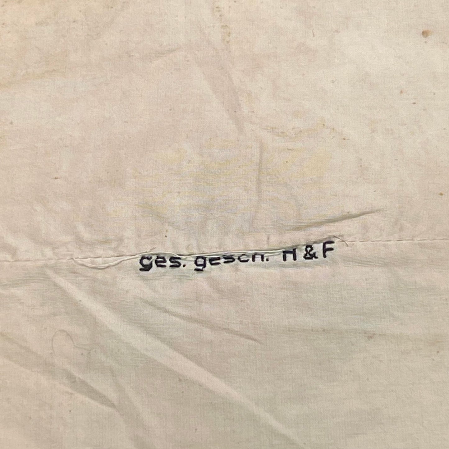 GERMAN WW2 TENO BEVO ARMBAND GES.GESCH H&F MARKED