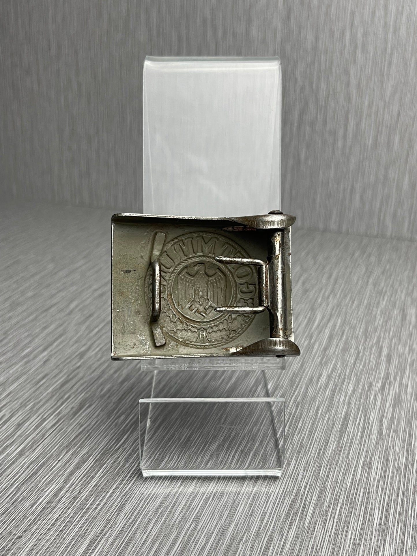GERMAN WW2 HEER STEEL BELT BUCKLE