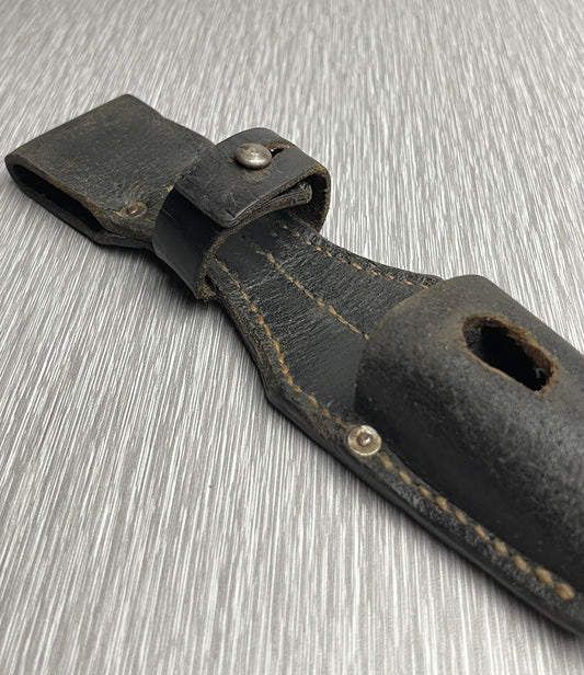 GERMAN WW2 1942 S84/98 III PATTERN K98 RIFLE COMBAT BAYONET FROG MARKED