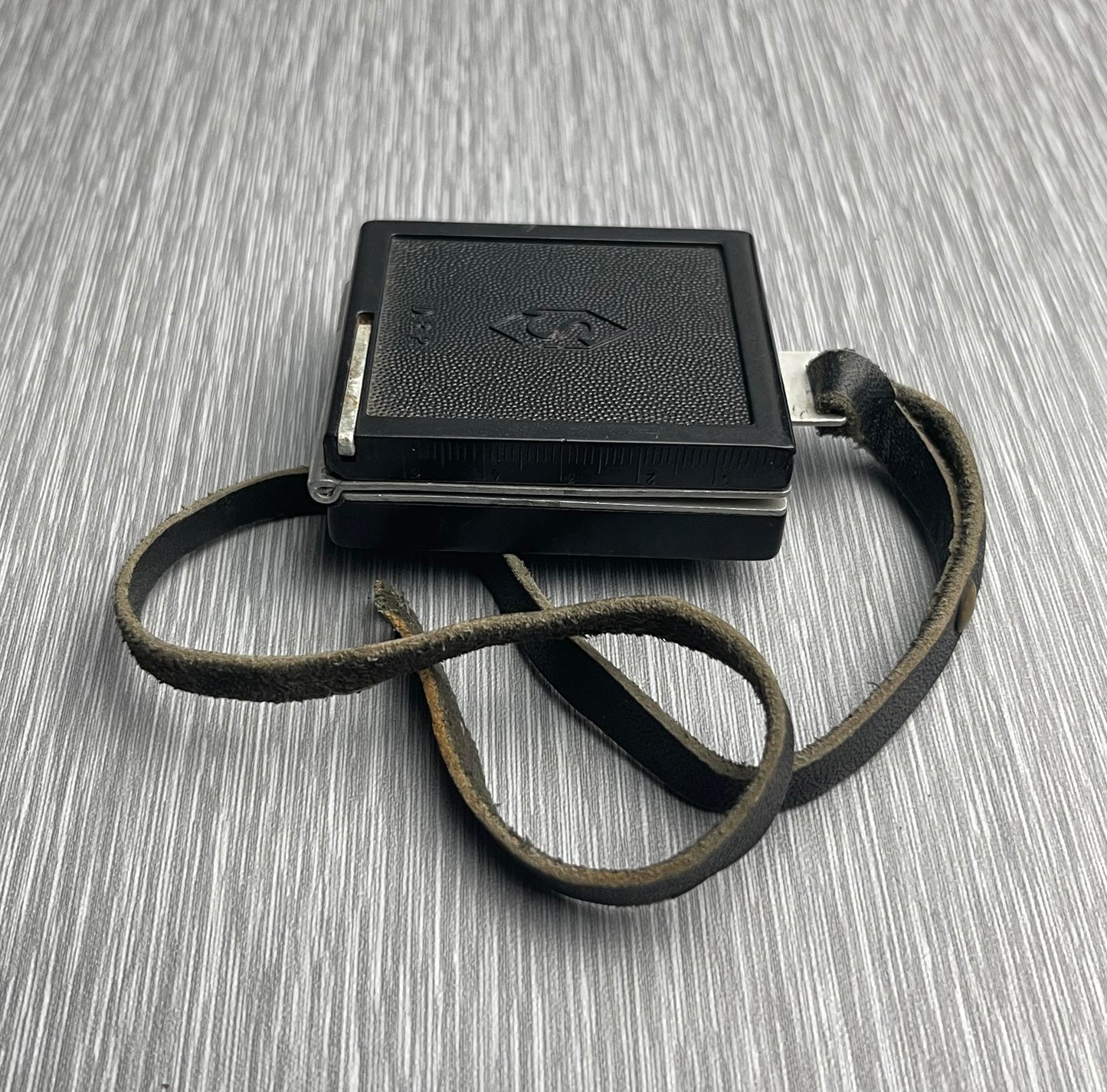 GERMAN WW2 WEHRMACHT D.R.P. "S" MARSCH KOMPASS W/ LEATHER STRAP