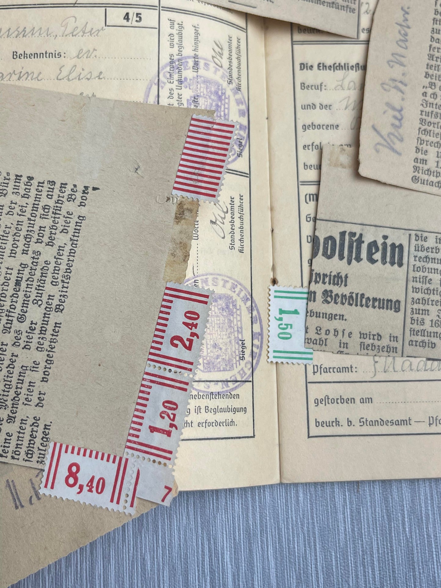 GERMAN WW2 AHNENPAS BLOODLINE PASSPORT EAST PRUSSIA