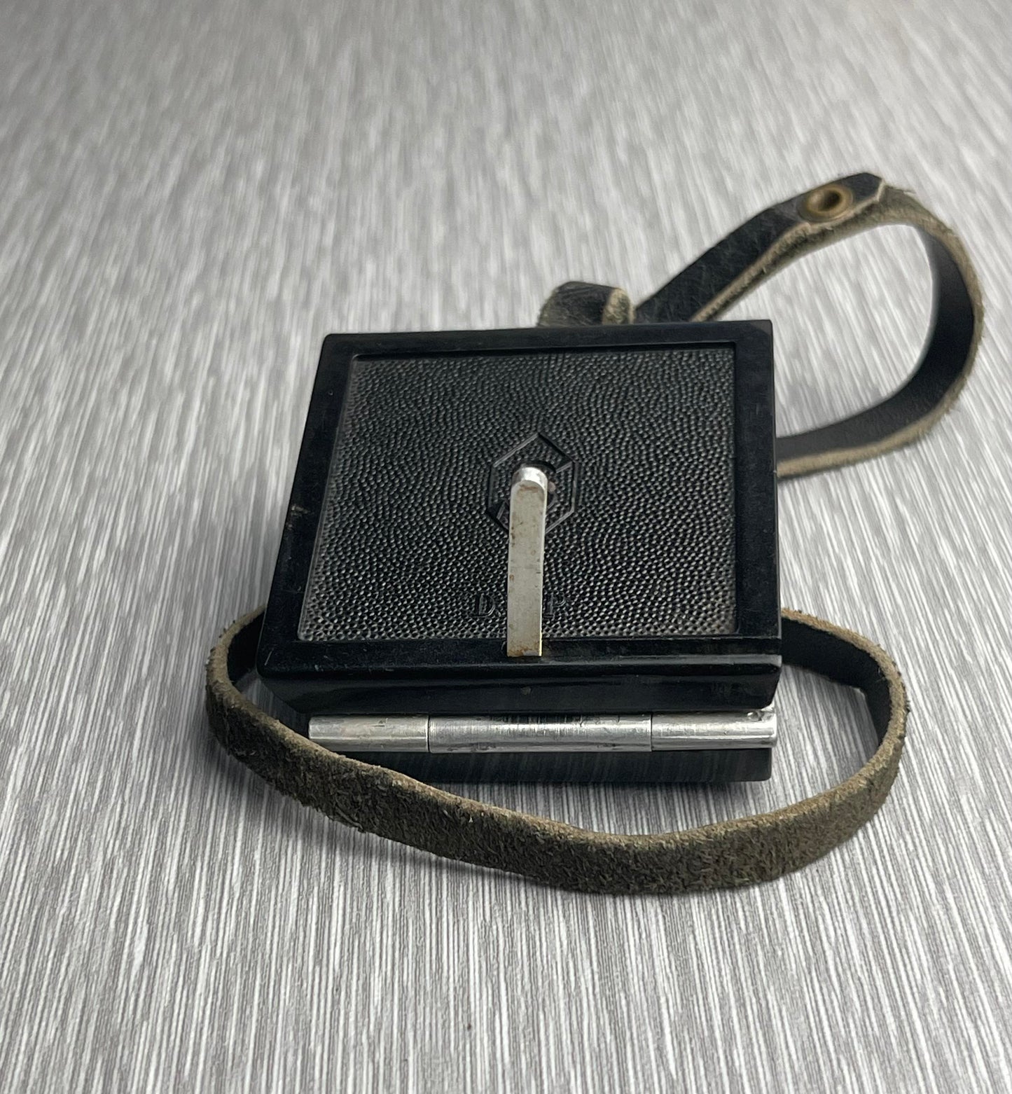 GERMAN WW2 WEHRMACHT D.R.P. "S" MARSCH KOMPASS W/ LEATHER STRAP
