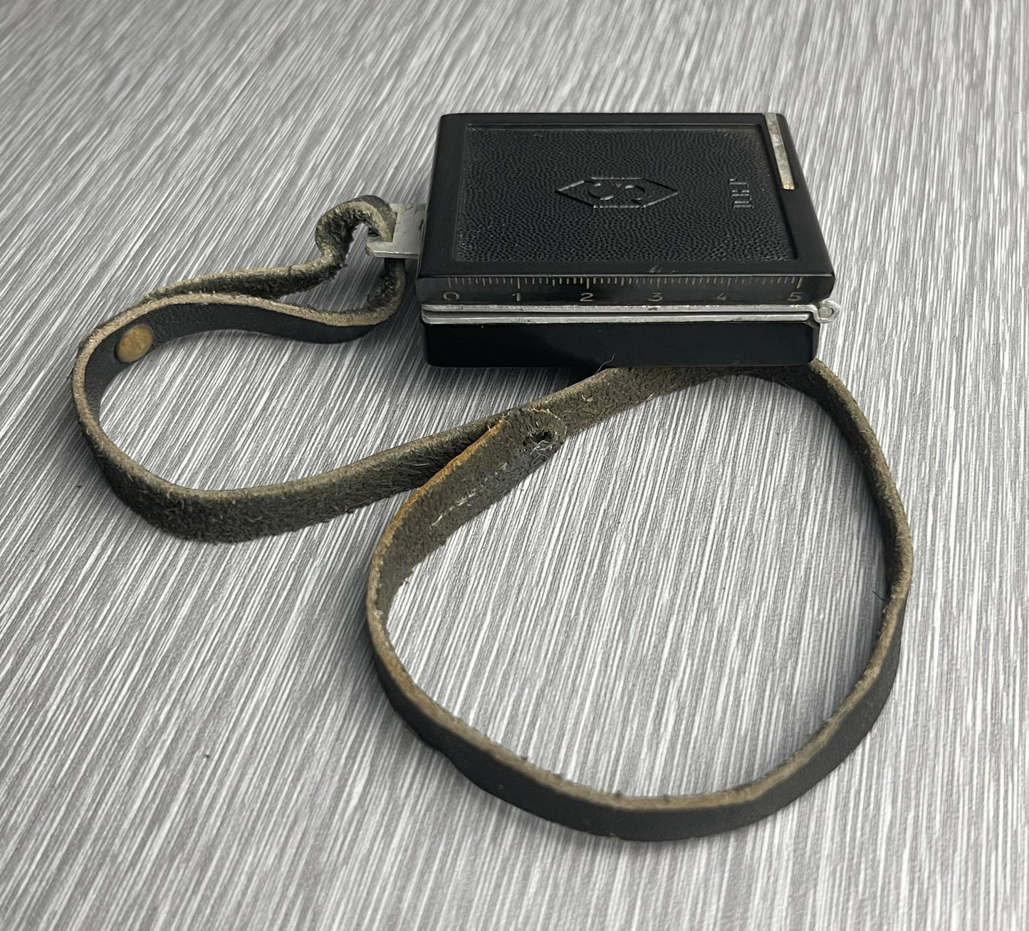 GERMAN WW2 WEHRMACHT D.R.P. "S" MARSCH KOMPASS W/ LEATHER STRAP