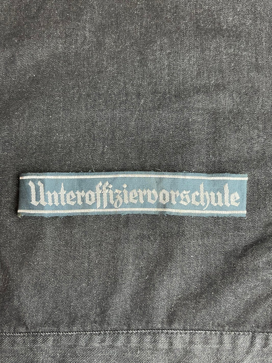 GERMAN WW2 NCO UNTEROFFIZIERVORSCHULE UNIFROM REMOVED CUFFTITLE BEVO