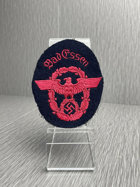 GERMAN WW2 FEUERSCHUTZPOLIZEI BAD ESSEN SLEEVE SHIELD