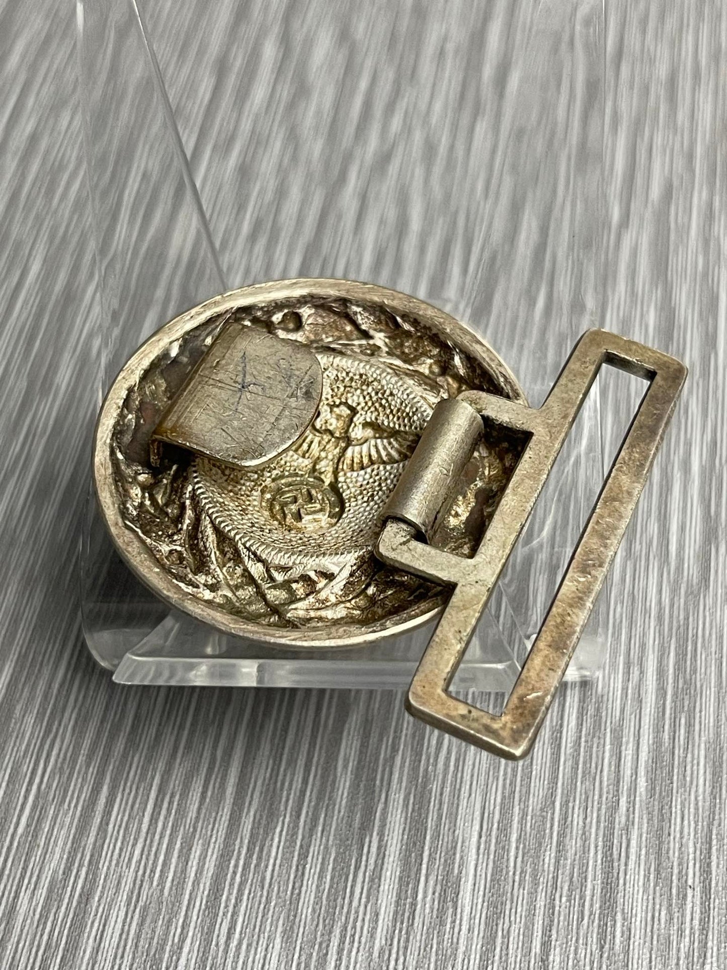 GERMAN WW2 DLV 'DEUTSCHER LUFTSPORTVERBAND' OFFICER BELT BUCKLE 1ST PATTERN RARITY