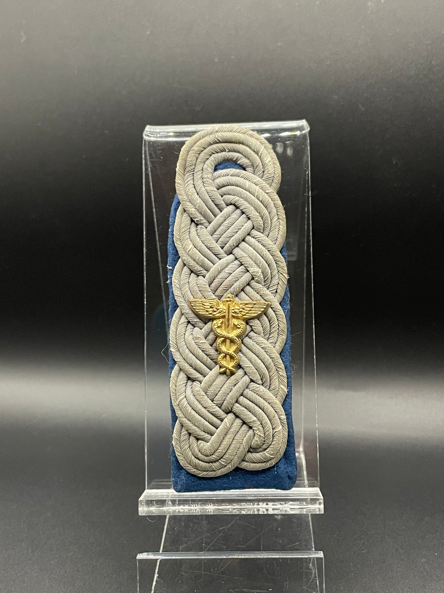 GERMAN WW2 TRUPPENSONDERDIENST “TSD” MAYOR SINGLE SHOULDER BOARD SEW-IN VARIANT