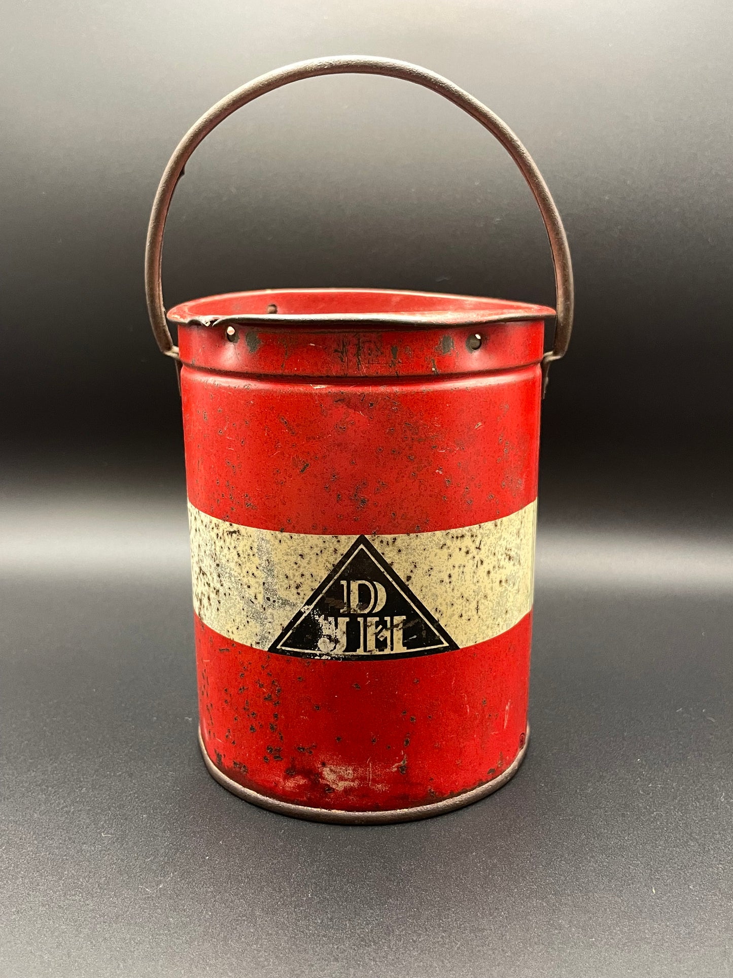 GERMAN WW2 YOUTH HOSTEL ORGANIZATION “DJH” DONATION CAN ONE OF THE RAREST