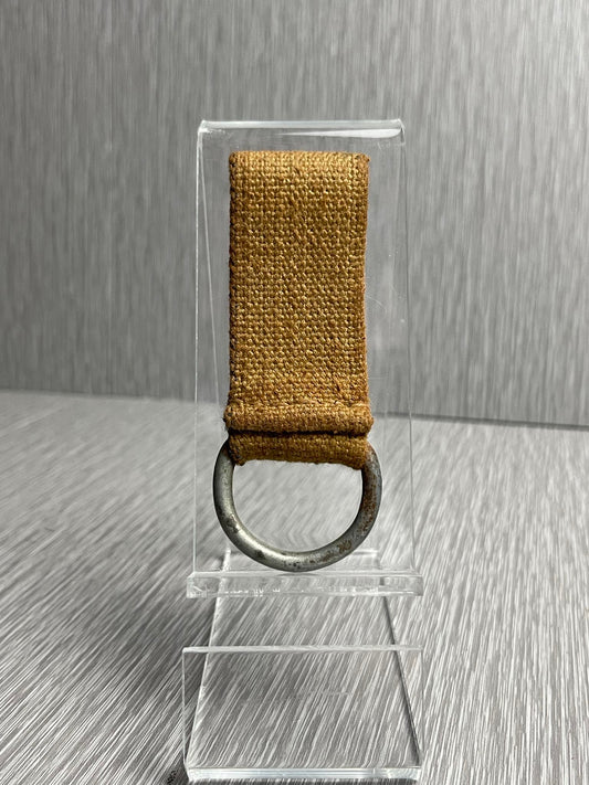 GERMAN WW2 WEHRMACHT TROPICAL AFRIKAKORPS TAN WEBBING SHOULDER STRAP BELT LOOP/D-RING