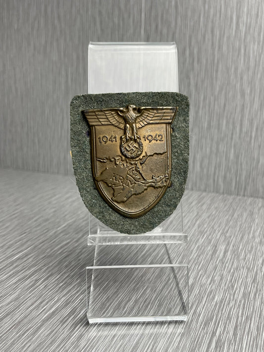 GERMAN WW2 HEER 1941-1942 KRIM SLEEVE SHIELD