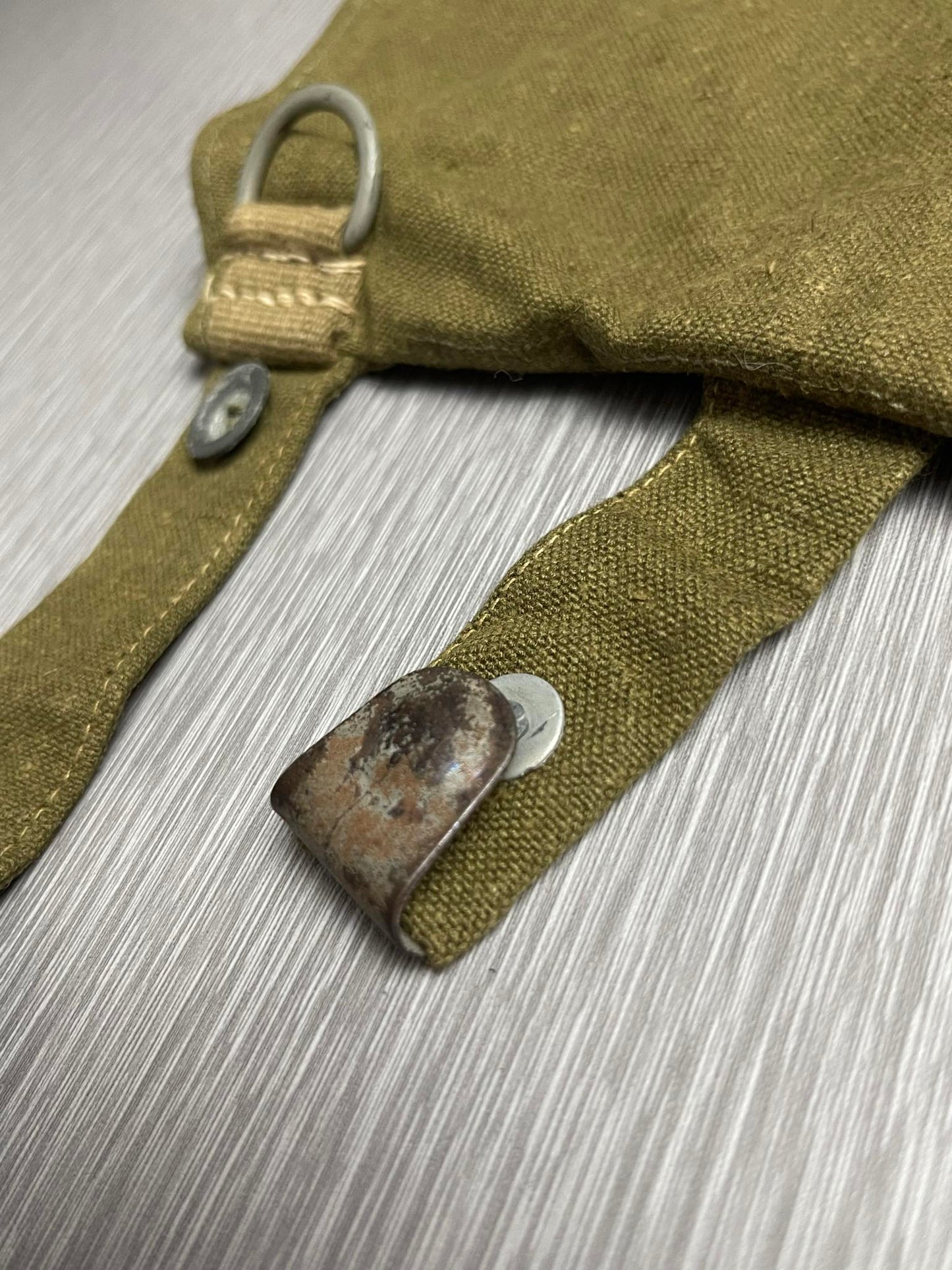 GERMAN WW2 DEUTSCHE AFRIKA KORPS 'DAK' TROPICAL M31 BREAD BAG UNISSUED
