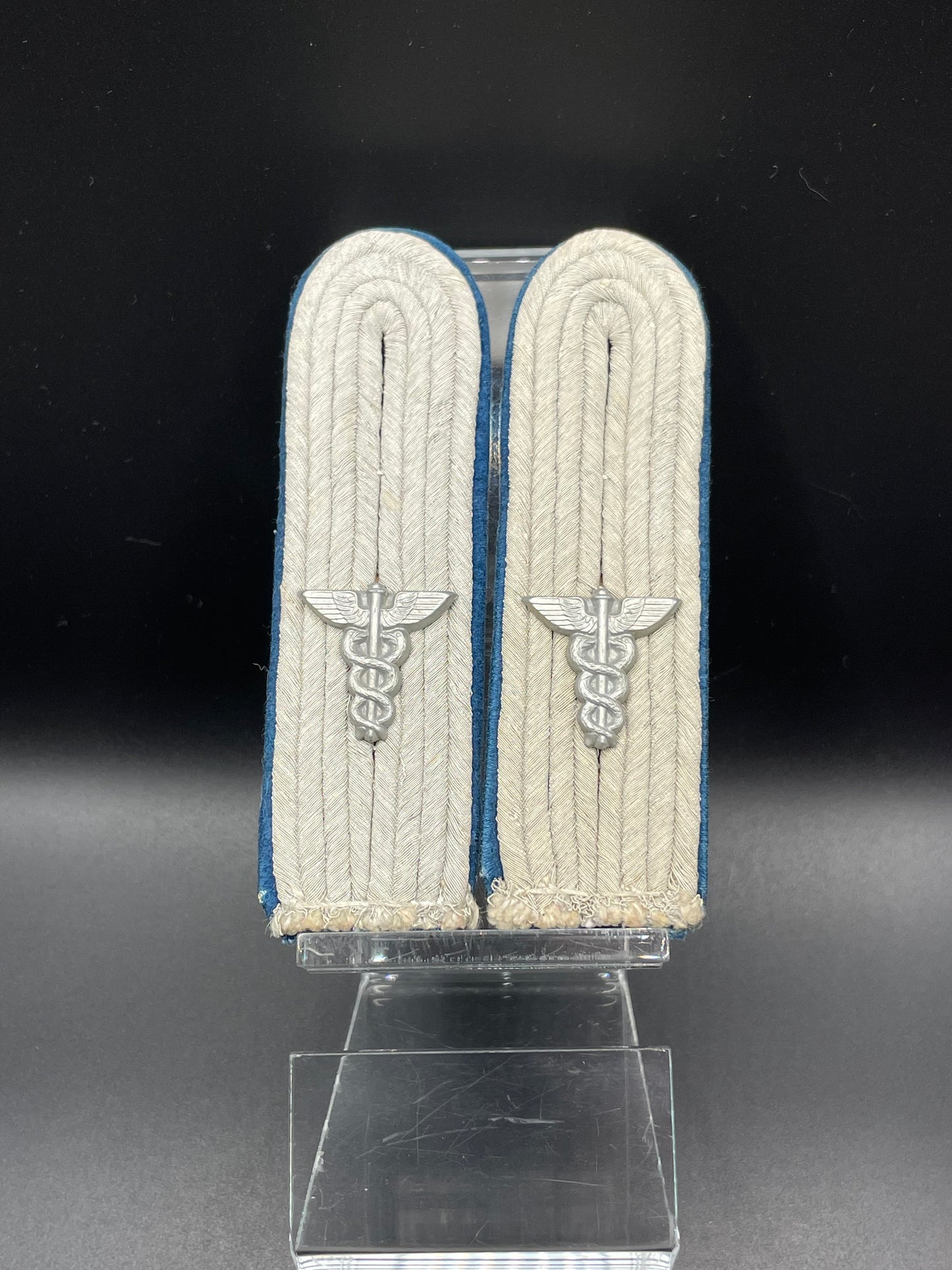 GERMAN WW2 TRUPPENSONDERDIENST “TSD” MATCHING SHOULDER BOARDS SEW-IN VARIANT