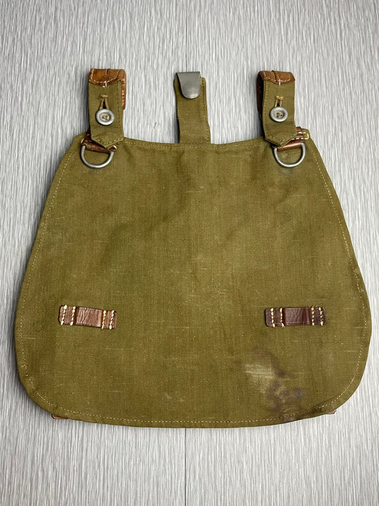 GERMAN WW2 1939 REICHSARBEITSDIENST M31 BREAD BAG MAKER YEAR UNIT MARKED BERLIN 212TH & 213RD UNITS