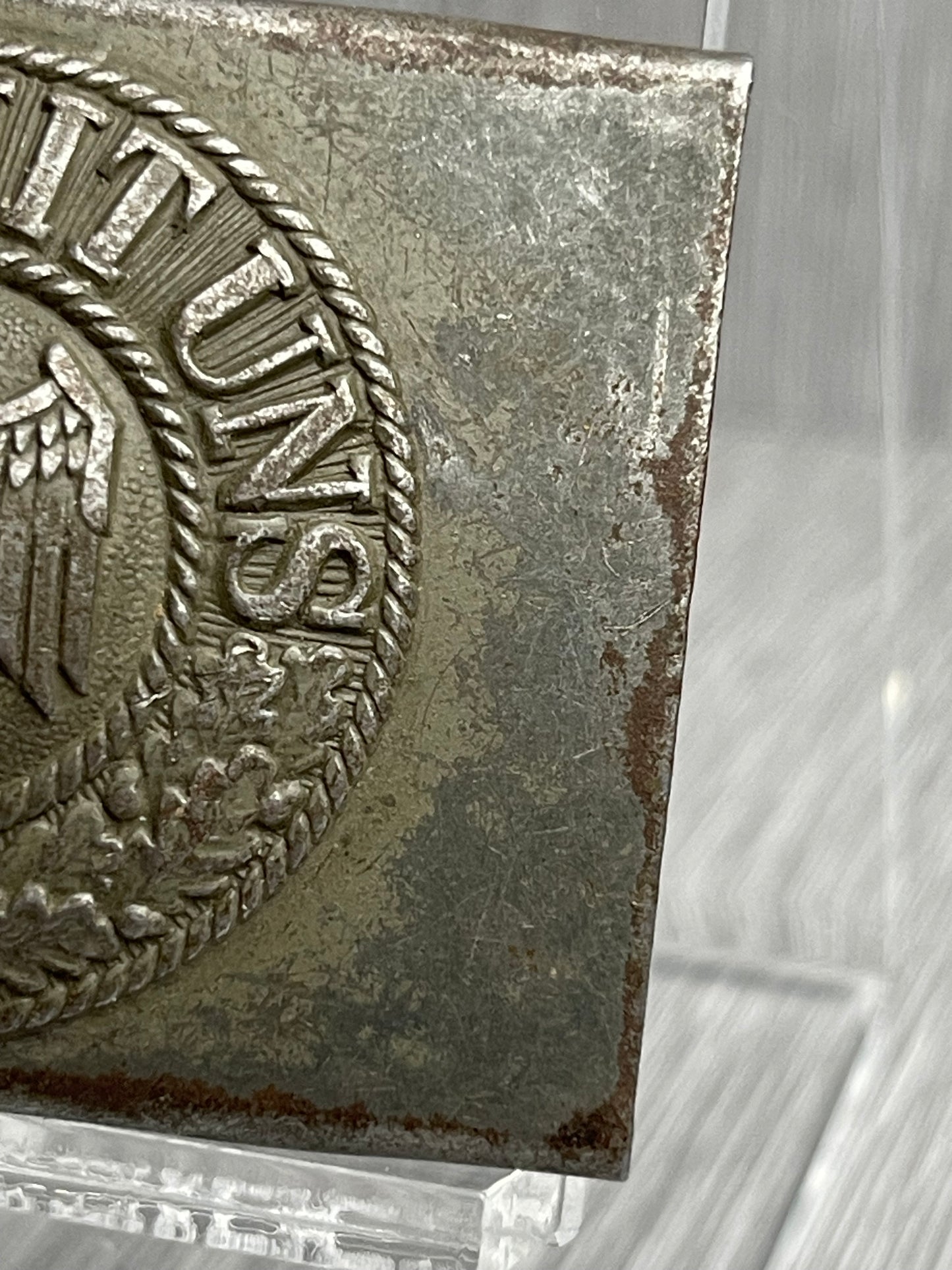 GERMAN WW2 HEER STEEL BELT BUCKLE