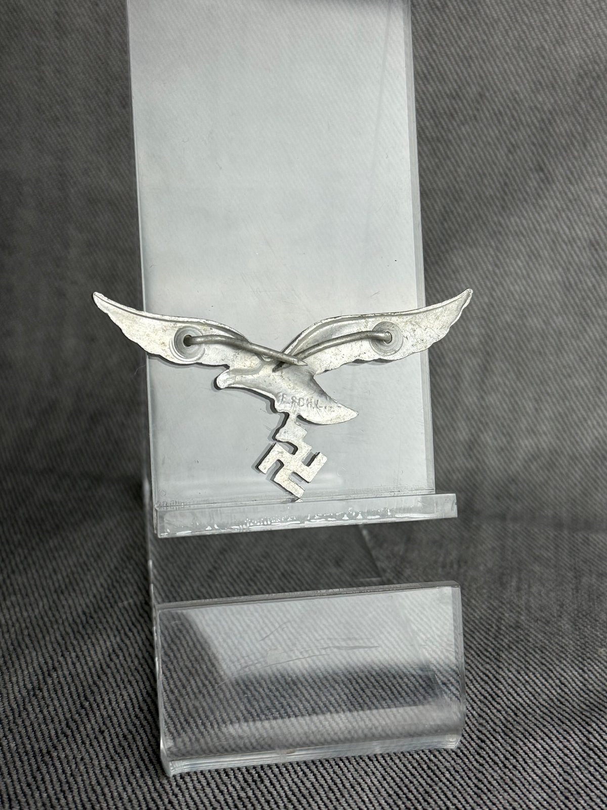 COPY!!! GERMAN WW2 LUFTWAFFE VISOR EAGLE 2ND PATTERN BY E.SCH.L. BEAUTY!