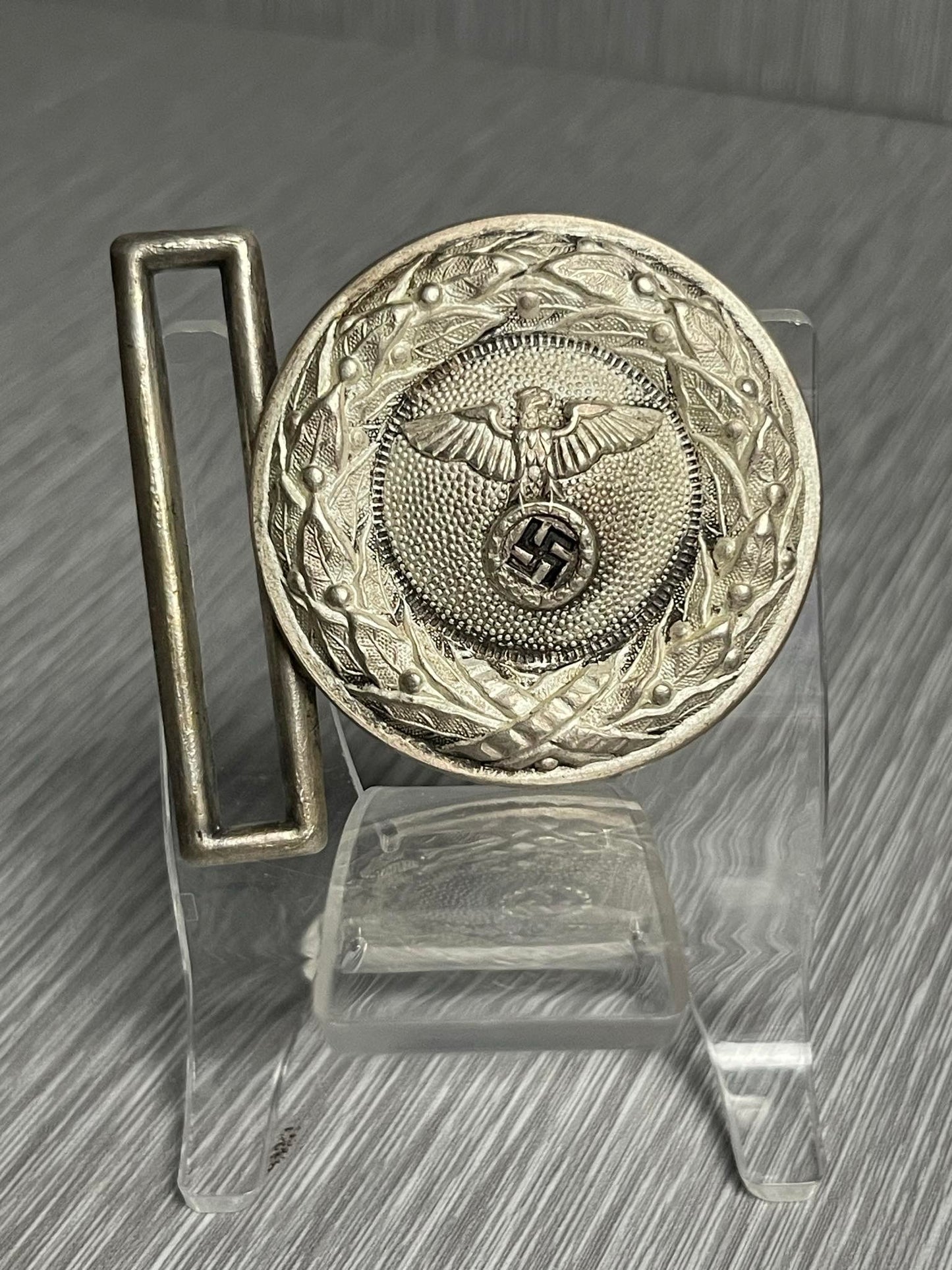 GERMAN WW2 DLV 'DEUTSCHER LUFTSPORTVERBAND' OFFICER BELT BUCKLE 1ST PATTERN RARITY