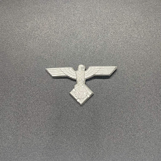 GERMAN WW2 TENO VISOR CAP EAGLE GES.GESCH MARKED UNISSUED