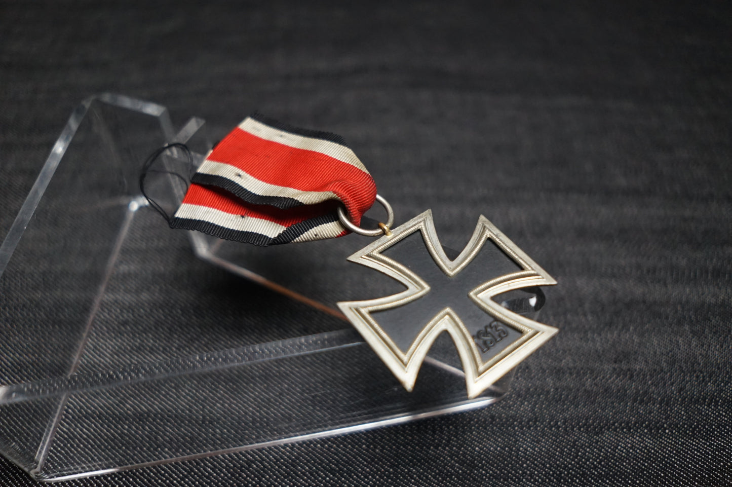 GERMAN WW2 1813-1939 IRON CROSS 2ND CLASS W/ RIBBON S&L