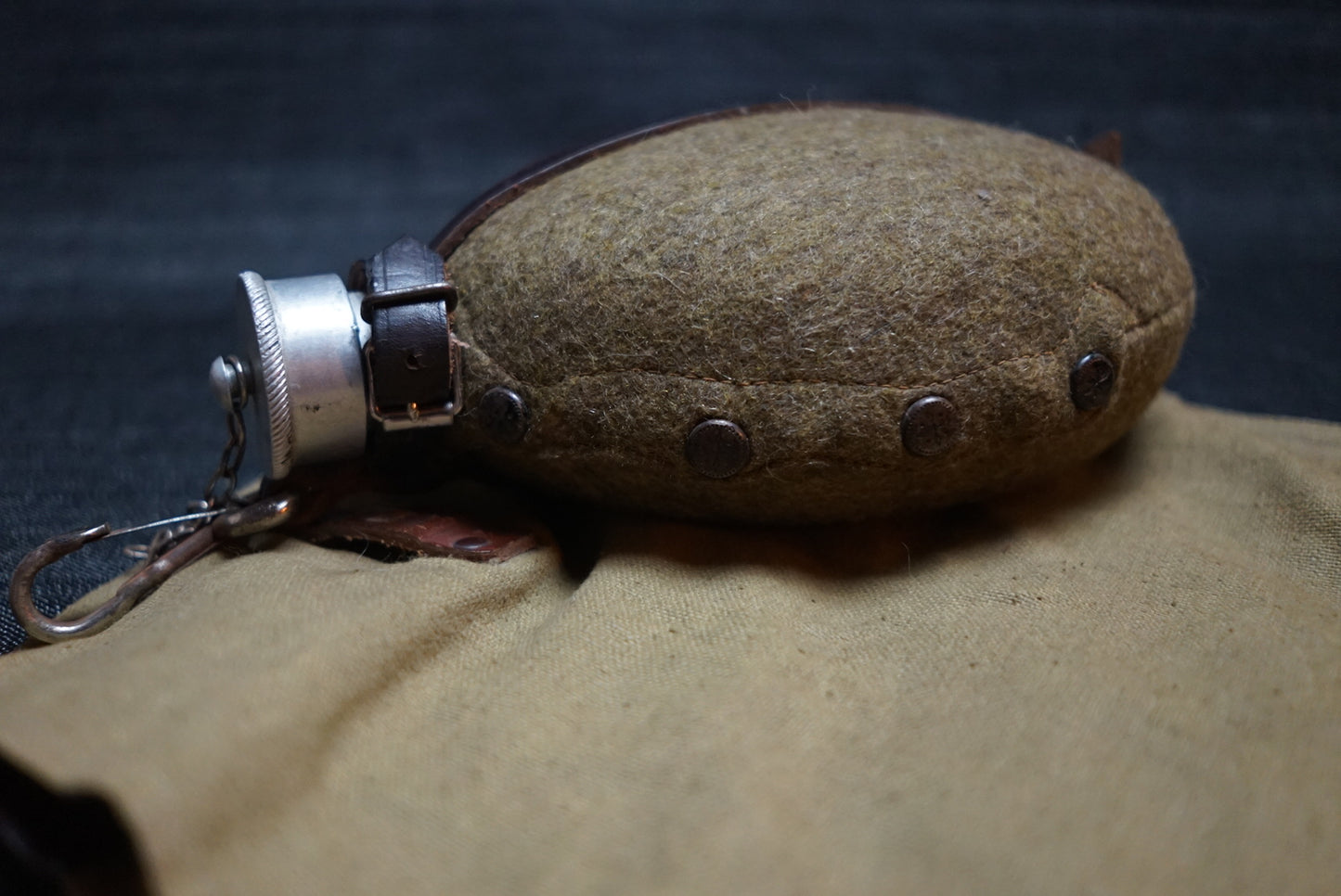GERMAN WW2 EARLY HITLER JUGEND CANTEEN & BREAD BAG NSDAP HJ MARKED
