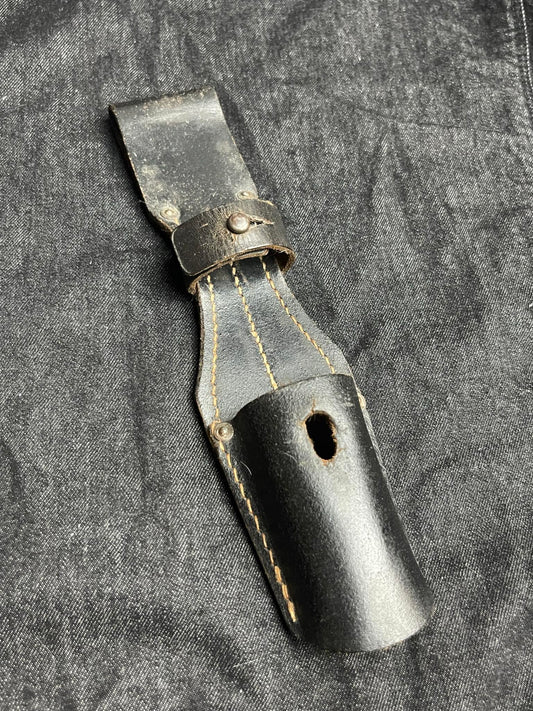 GERMAN WW2 1943 S84/98 III PATTERN COMBAT BAYONET LEATHER FROG RBNR MARKED