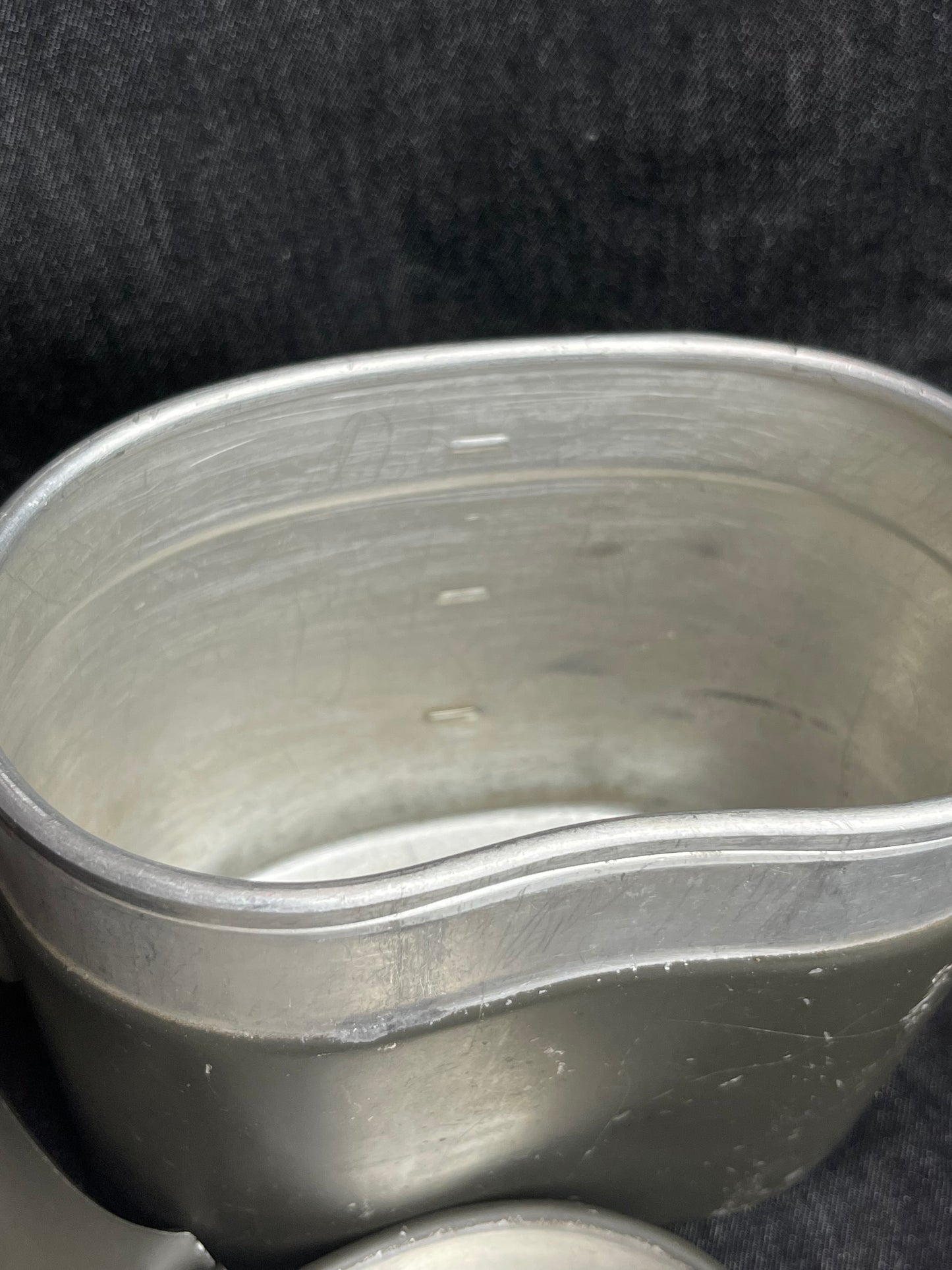 GERMAN WW2 ALL ALUMINUM M31 MESS KIT NAMED & MATCHING FSS37
