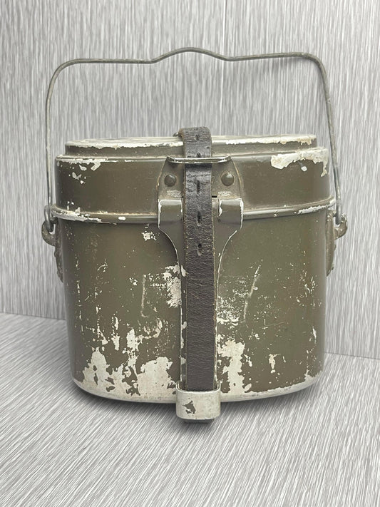 GERMAN PRE WW2 WEHRMACHT MATCHING ALL ALUMINUM 1937/38 NAMED MESS KIT