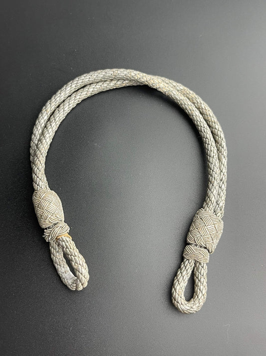 GERMAN WW2 OFFICER’S VISOR HAT CHIN CORD