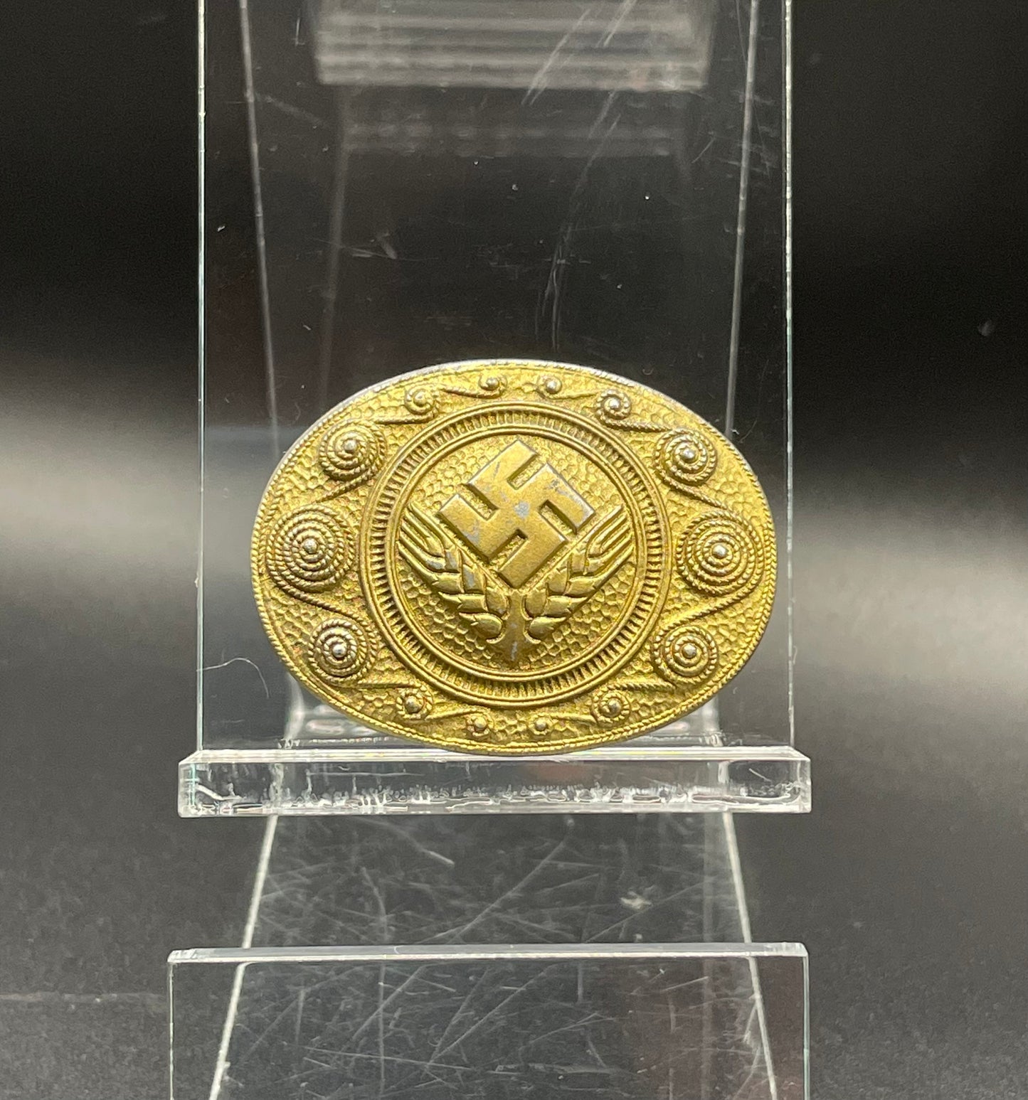 GERMAN WW2 RADWJ BROOCH IN GOLD BY ASSMAN & SÖHNE, LÜDENSCHEID MINT