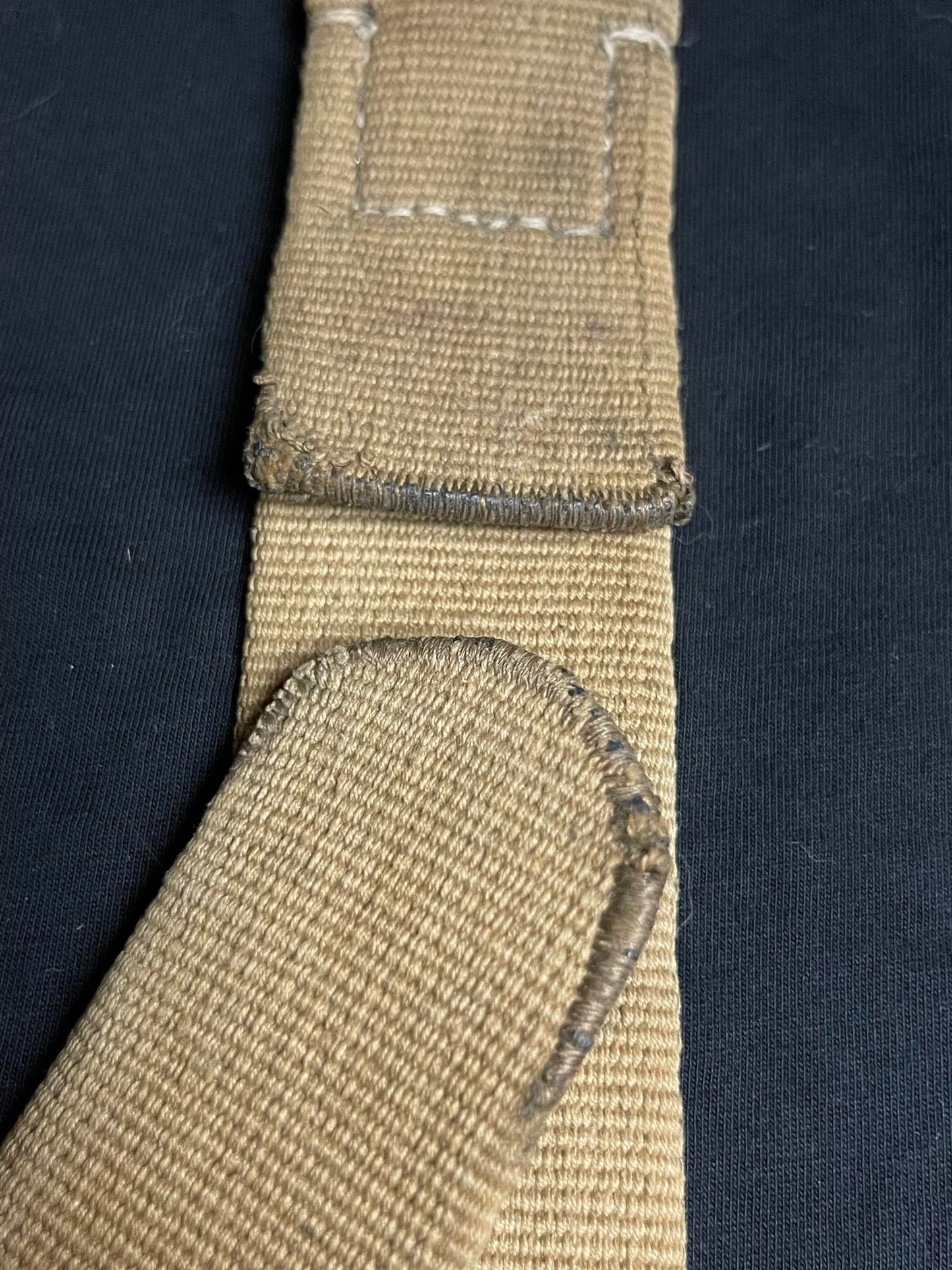 GERMAN WW2 DAK 'DEUTSCHE AFRIKA KORPS' CANVAS BELT 95CM
