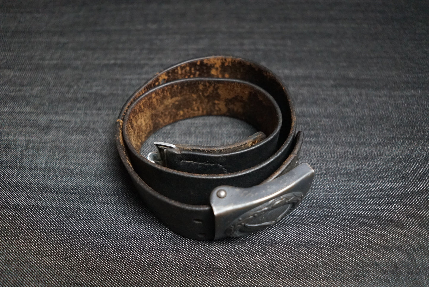 GERMAN WW2 LUFTWAFFE 6TH FLAK REGIMENT BELT & BUCKLE LBA MARKED