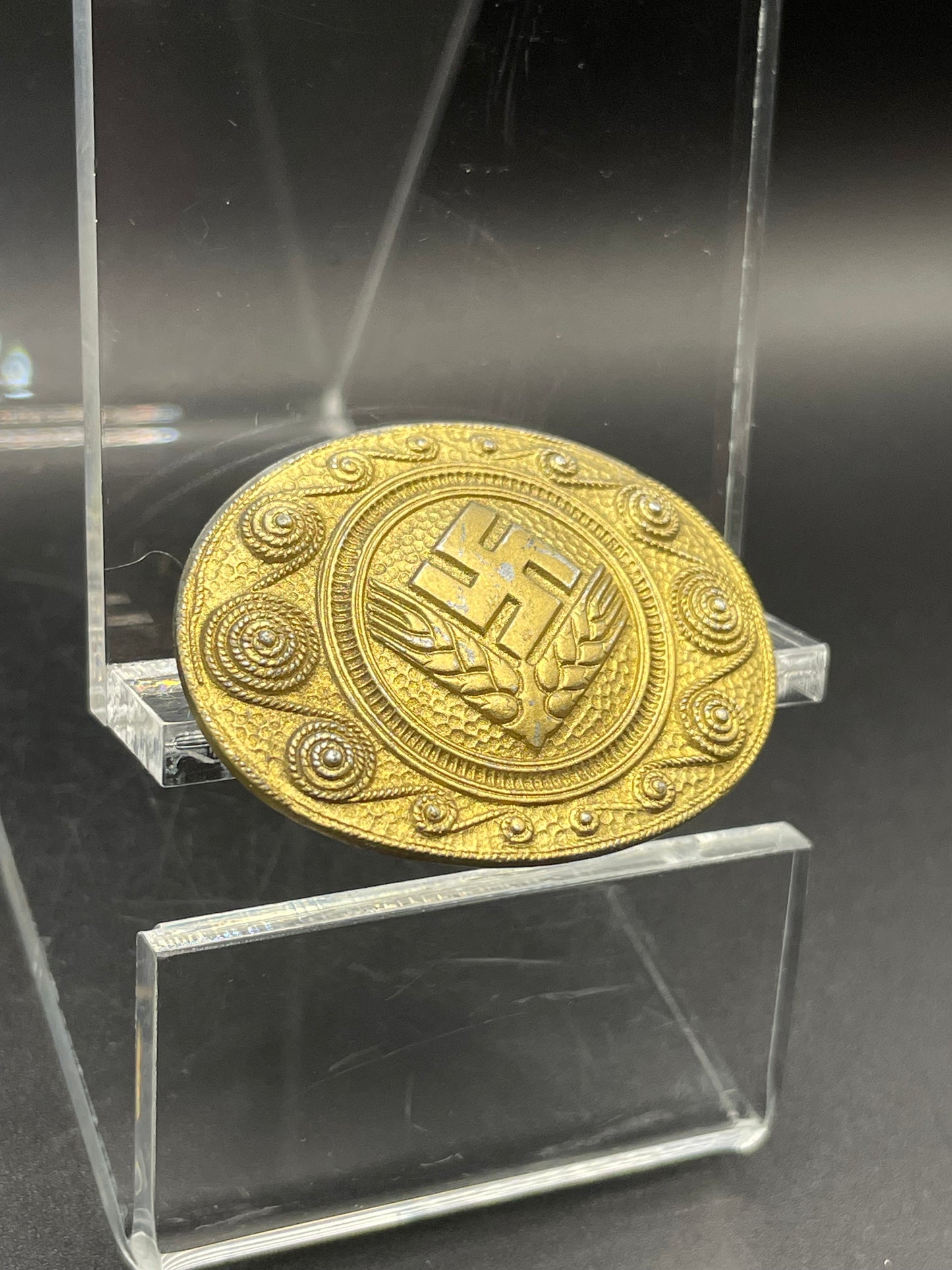 GERMAN WW2 RADWJ BROOCH IN GOLD BY ASSMAN & SÖHNE, LÜDENSCHEID MINT