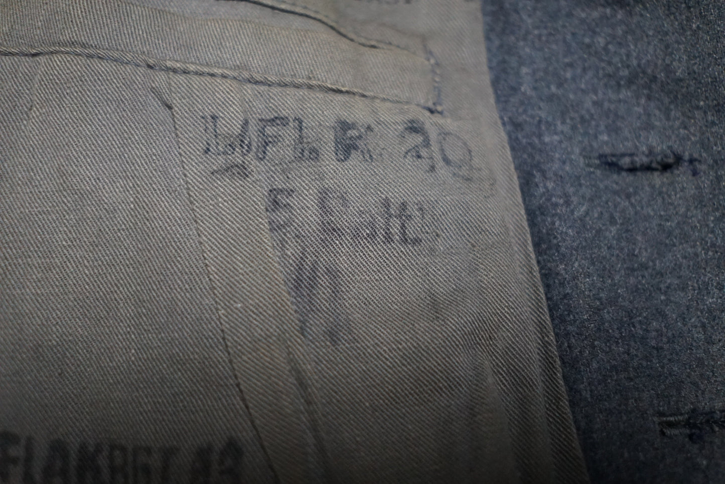 GERMAN PRE WW2 1937 LUFTWAFFE 43RD FLAK REGIMENT FELDWEBEL NAMED TUNIC STUNNING!