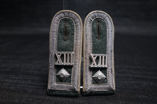 GERMAN WW2 HEER 13TH INFANTRY DIVISION FELDWEBEL MATCHING SHOULDER STRAPS