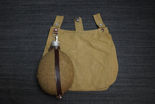 GERMAN WW2 EARLY HITLER JUGEND CANTEEN & BREAD BAG NSDAP HJ MARKED