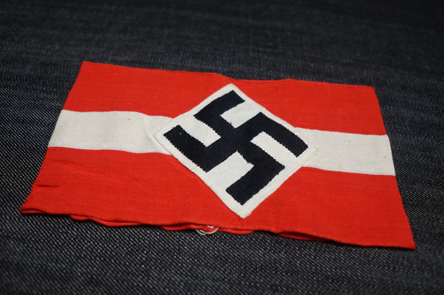 GERMAN WW2 EARLY HITLER JUGEND MULTIPIECE COTTON ARMBAND