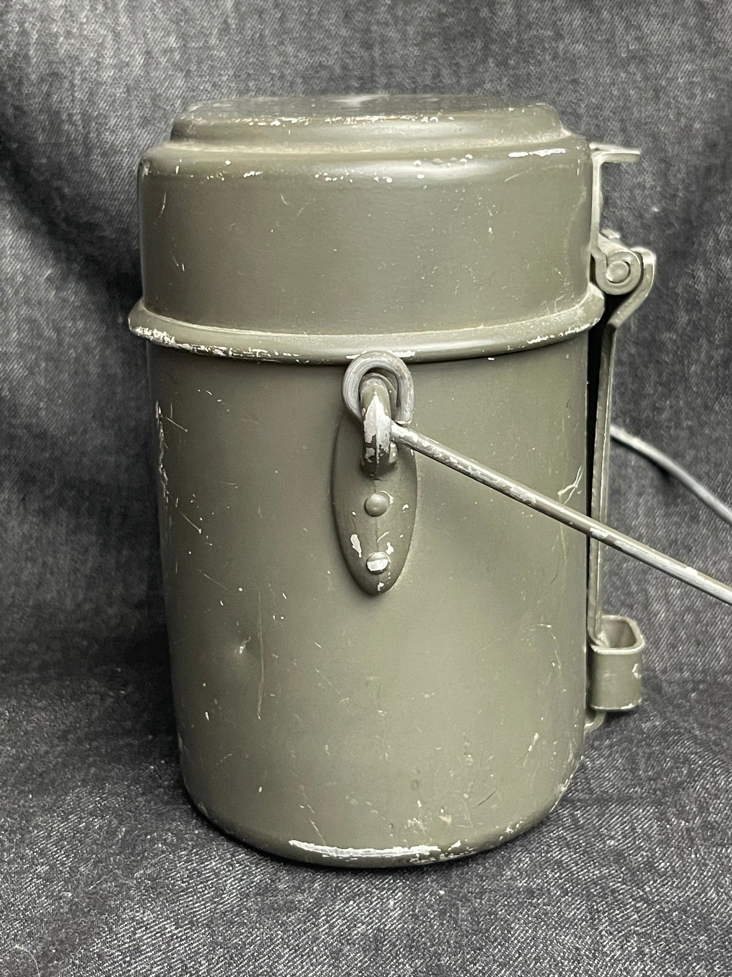 GERMAN WW2 ALL ALUMINUM M31 MESS KIT NAMED & MATCHING FSS37
