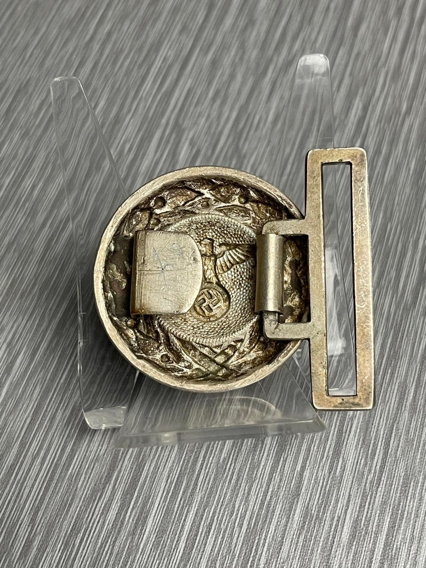 GERMAN WW2 DLV 'DEUTSCHER LUFTSPORTVERBAND' OFFICER BELT BUCKLE 1ST PATTERN RARITY