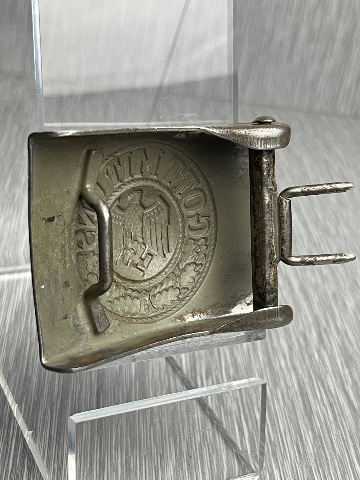 GERMAN WW2 HEER STEEL BELT BUCKLE