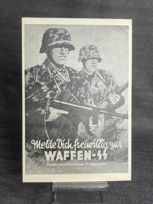 GERMAN WW2 WAFFEN SS POSTCARD