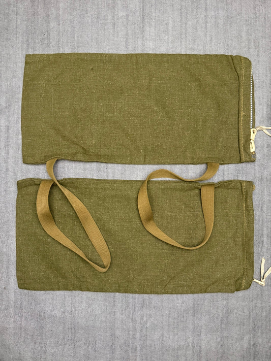 GERMAN WW2 LUFTWAFFE FALLSHIRMJÄGER OLIVE GREEN GRENADE BAGS RBNR MARKED UNISSUED!